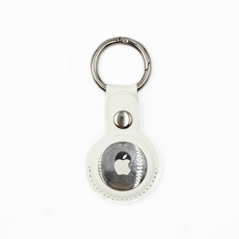 Airtag Leather Protective Case with Keychain