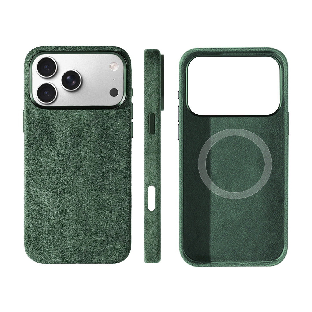 Alcantara Magnetic Phone Case for iPhone 17 Series