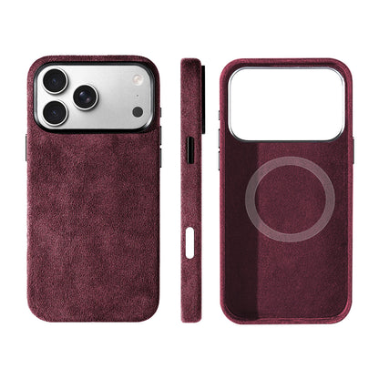 Alcantara Magnetic Phone Case for iPhone 17 Series