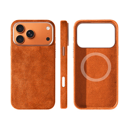 Alcantara Magnetic Phone Case for iPhone 17 Series