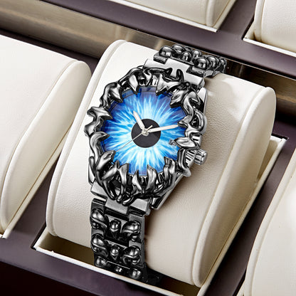 Alien-shaped quartz watch