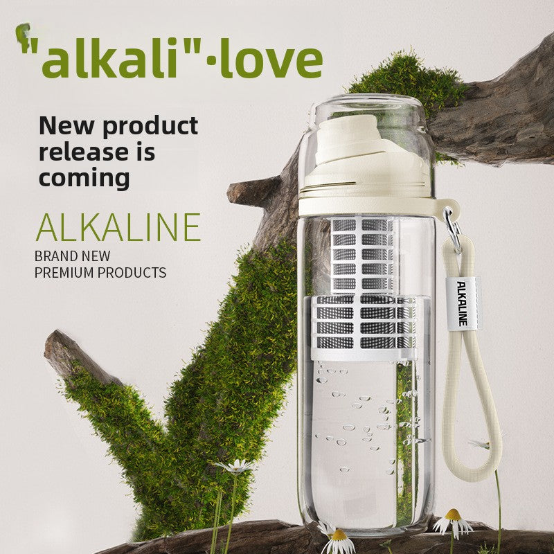 Alkaline double drink cup