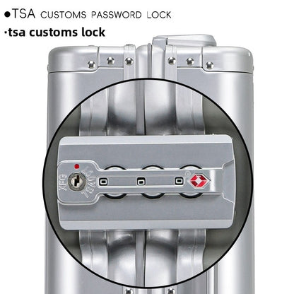 All-aluminum-magnesium alloy suitcase