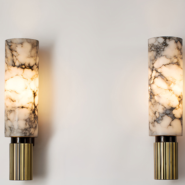 All-Copper Marble Wall Lamp