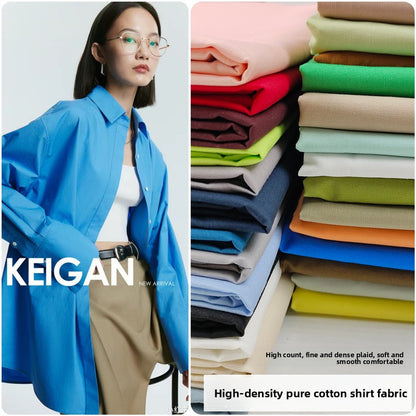 All-cotton fabric for garments