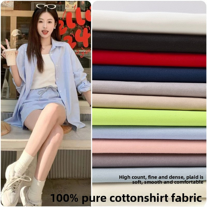 All-cotton fabric for garments