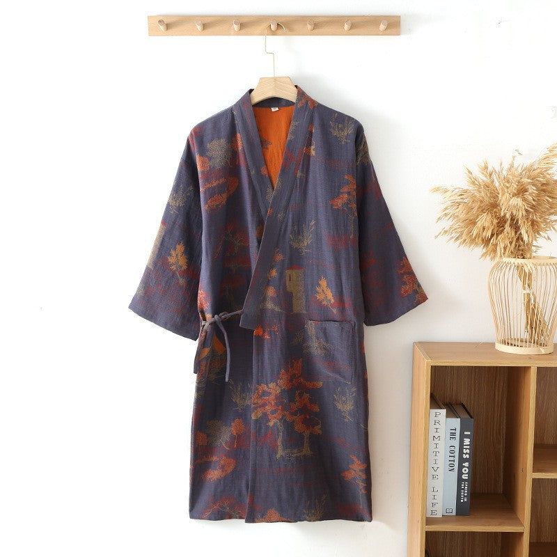 All-Cotton Long Sweat Hot Spring Clothing