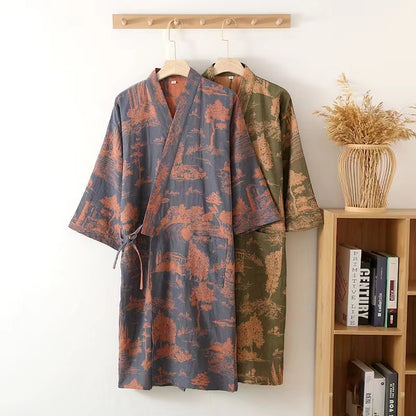 All-Cotton Long Sweat Hot Spring Clothing