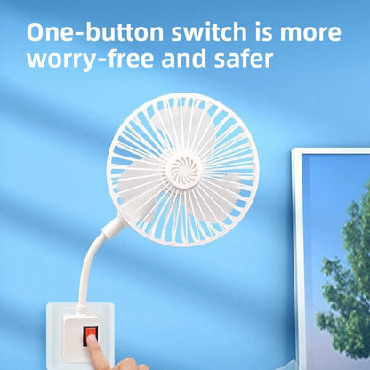 All-in-one aromatherapy three-plug small fan
