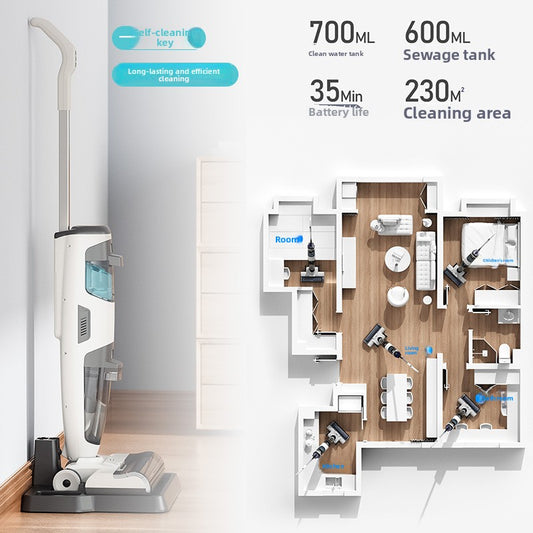 All-in-One Cordless Floor Scrubber and Vacuum