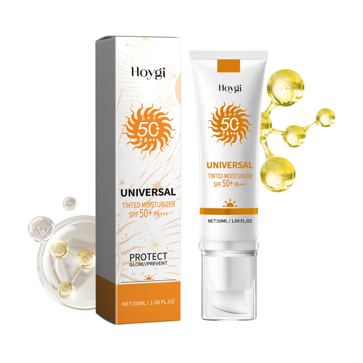All-in-one foundation and sunscreen lotion