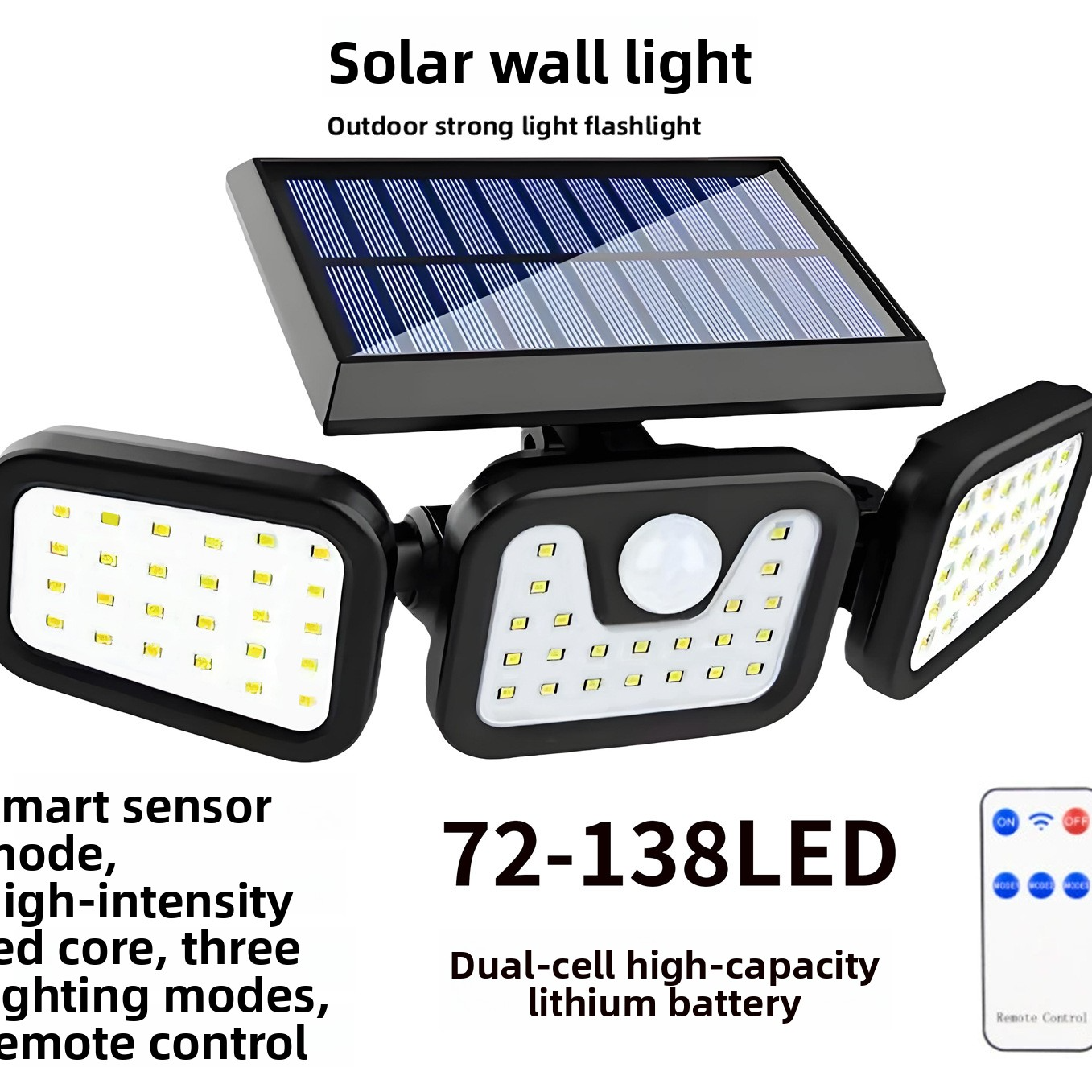 All-in-One Solar Outdoor Courtyard Light