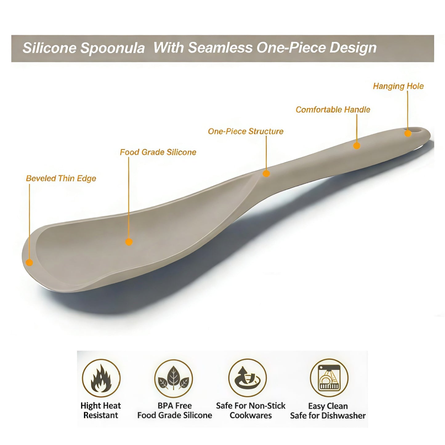 All-inclusive silicone spatula