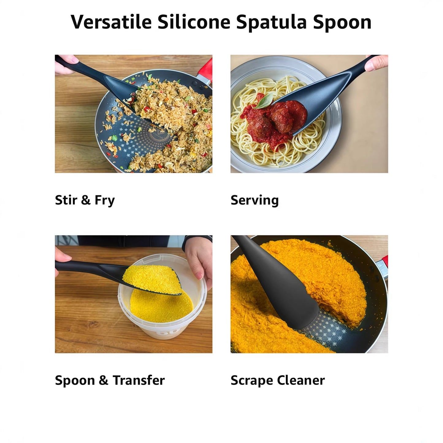 All-inclusive silicone spatula