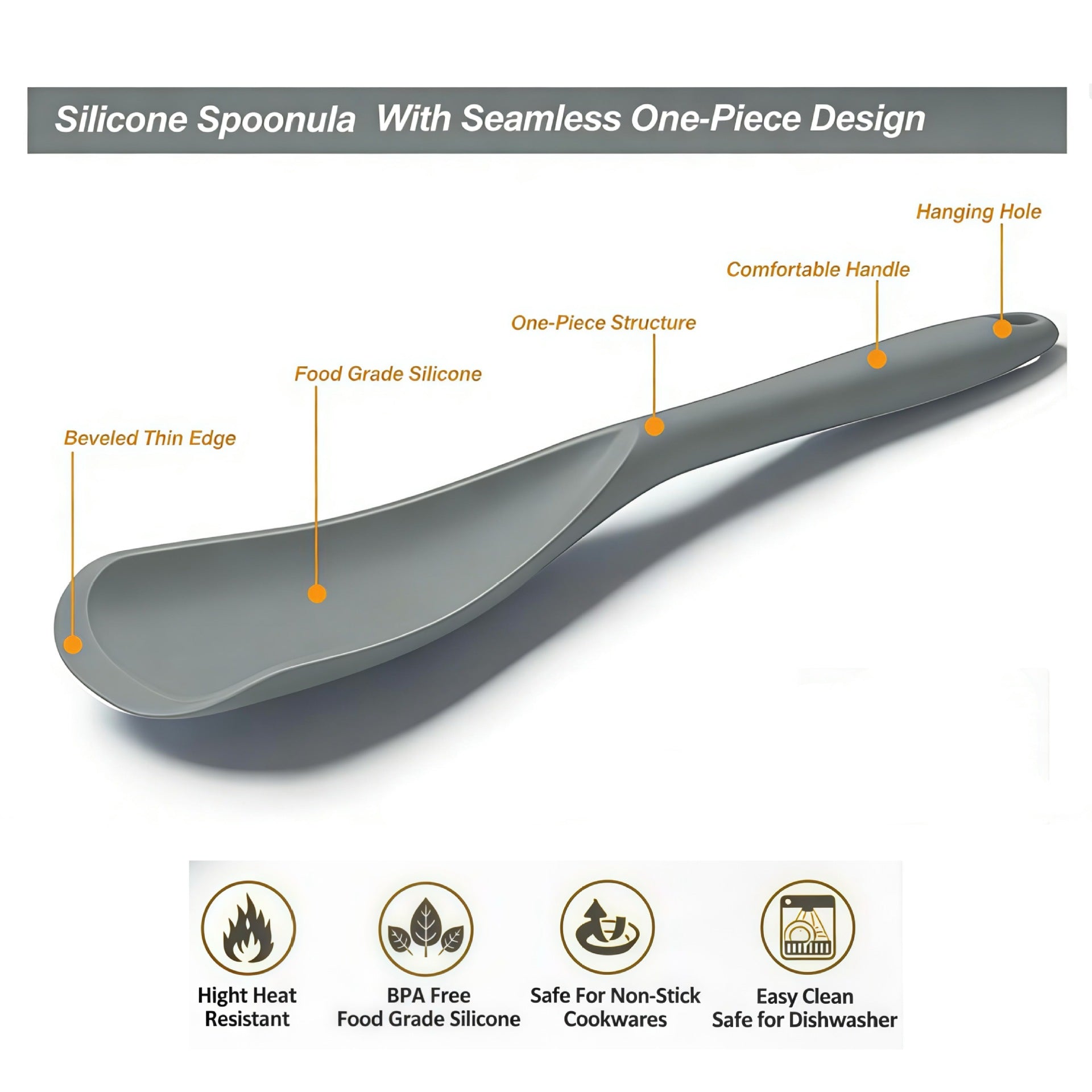All-inclusive silicone spatula