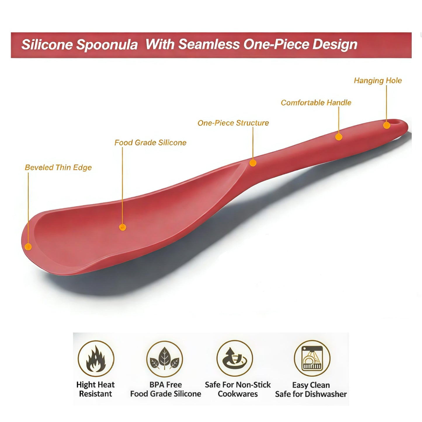 All-inclusive silicone spatula
