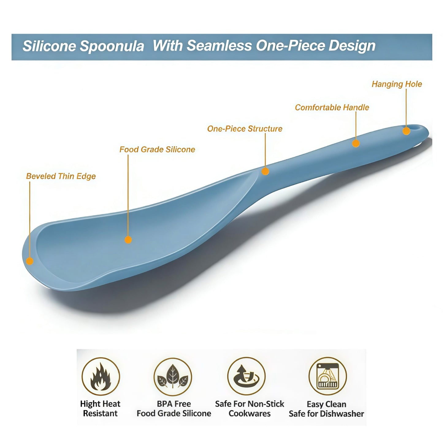 All-inclusive silicone spatula