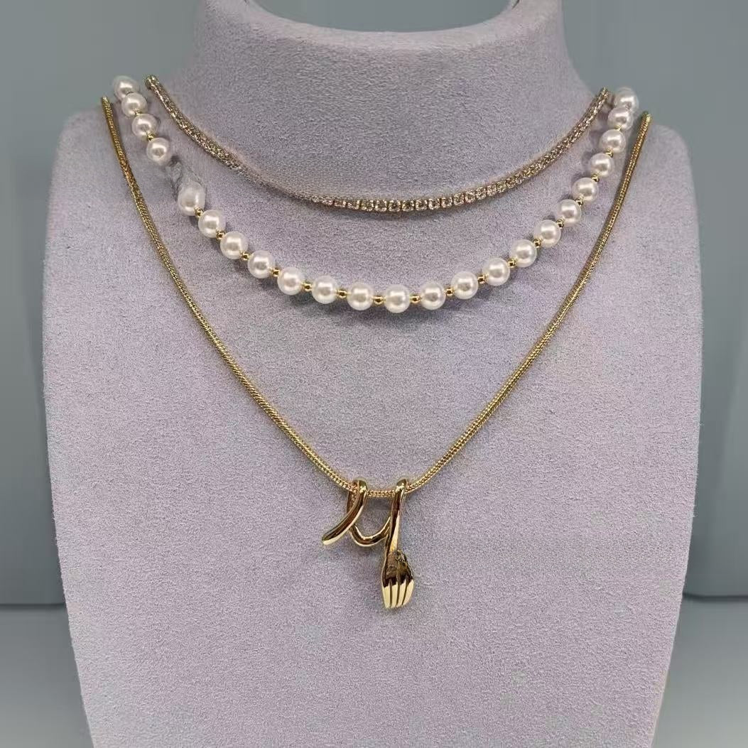 All-match pearl necklace