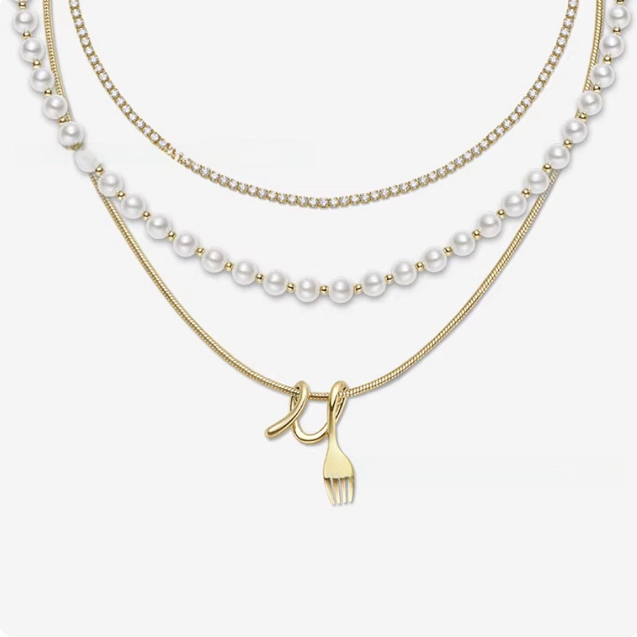 All-match pearl necklace