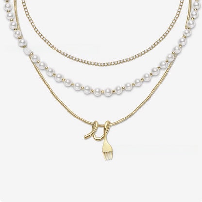 All-match pearl necklace