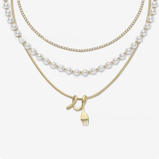 All-match pearl necklace