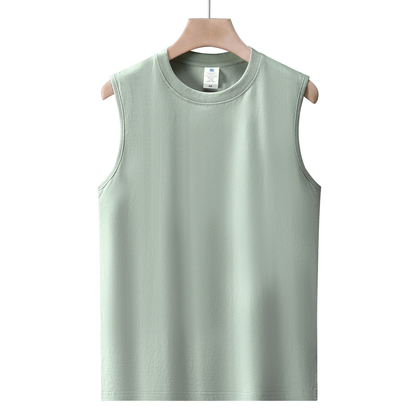 All-match pure cotton white vest