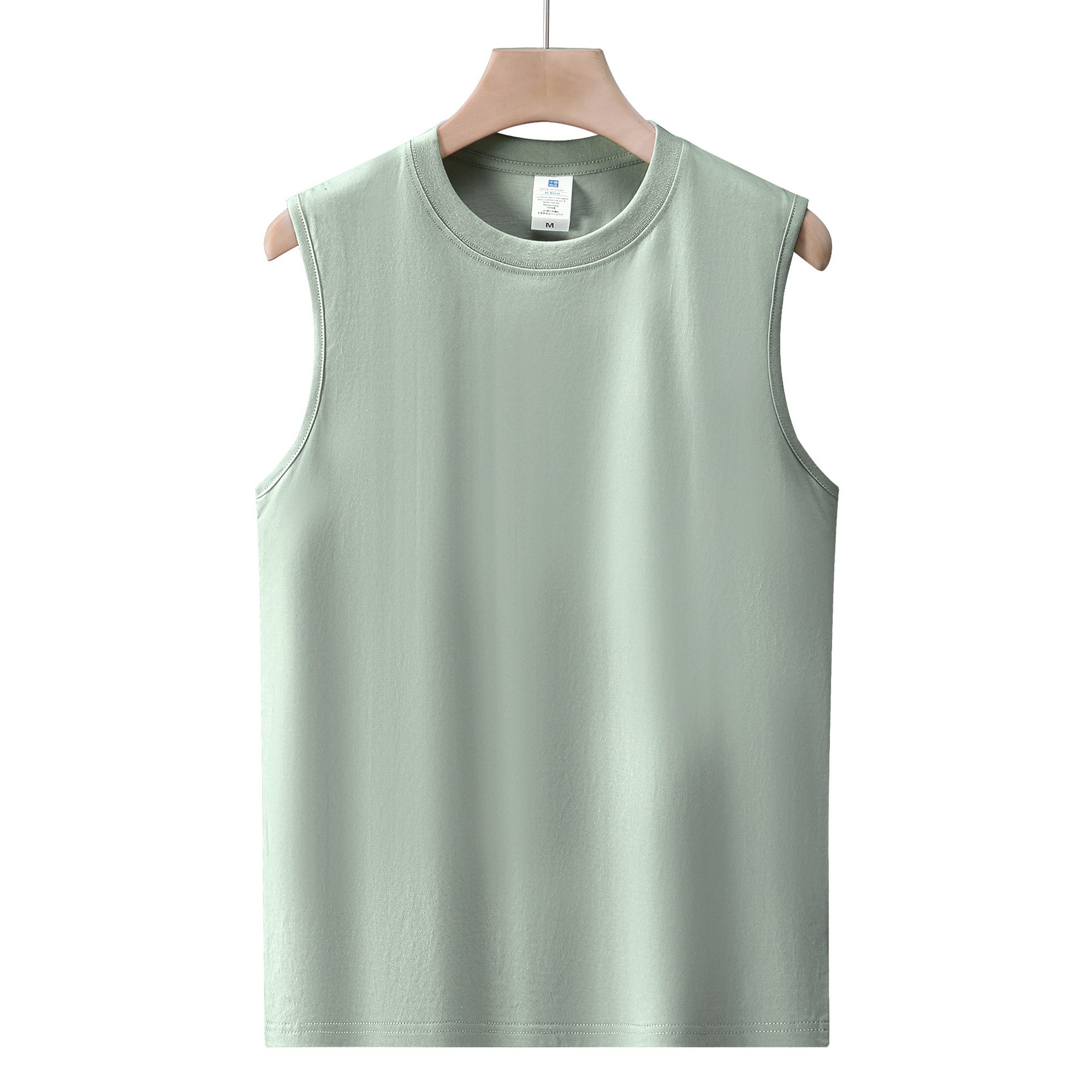 All-match pure cotton white vest