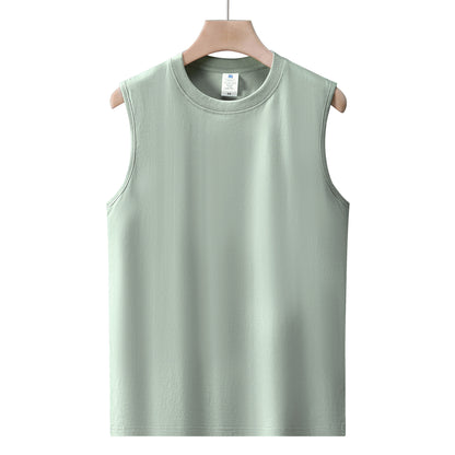 All-match pure cotton white vest