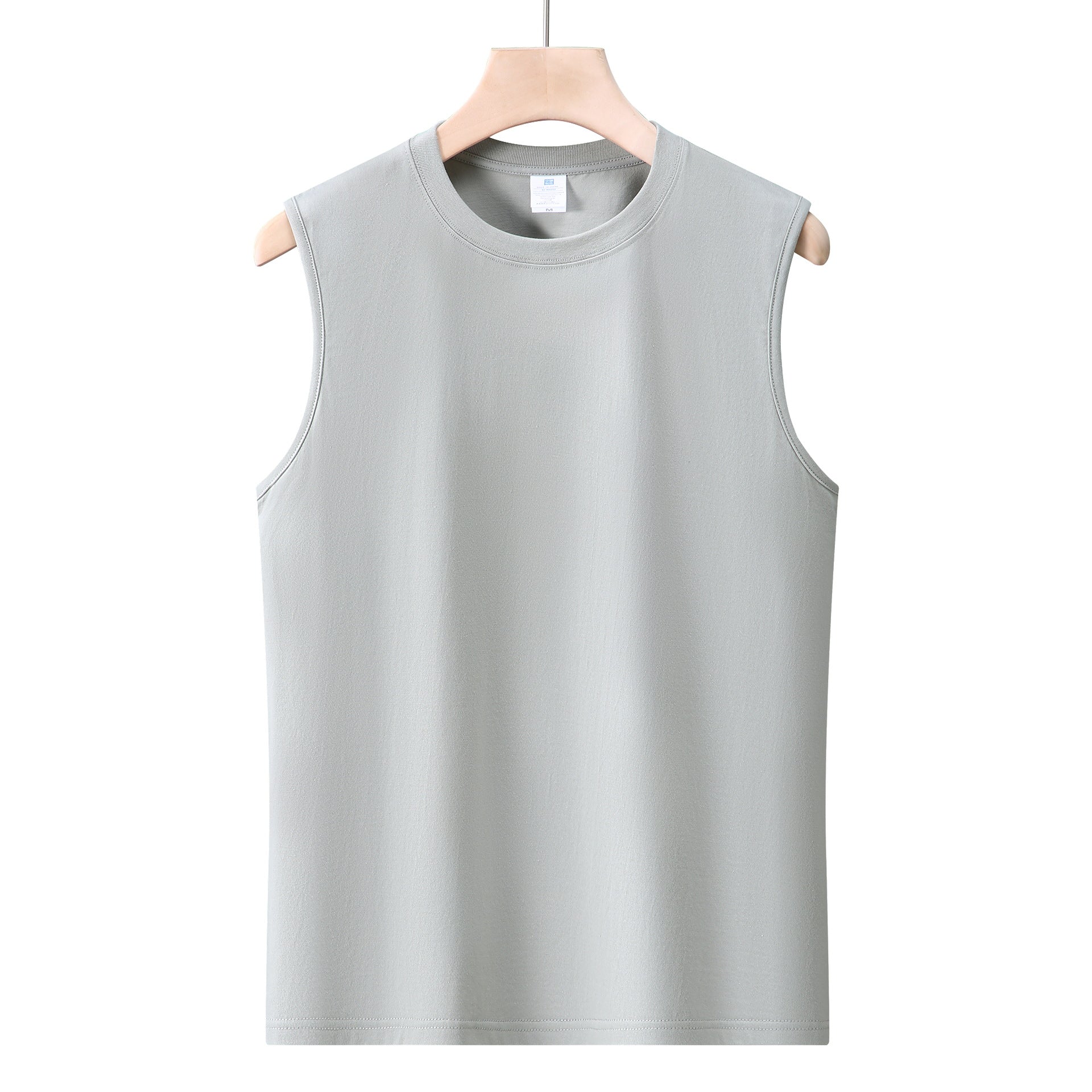 All-match pure cotton white vest