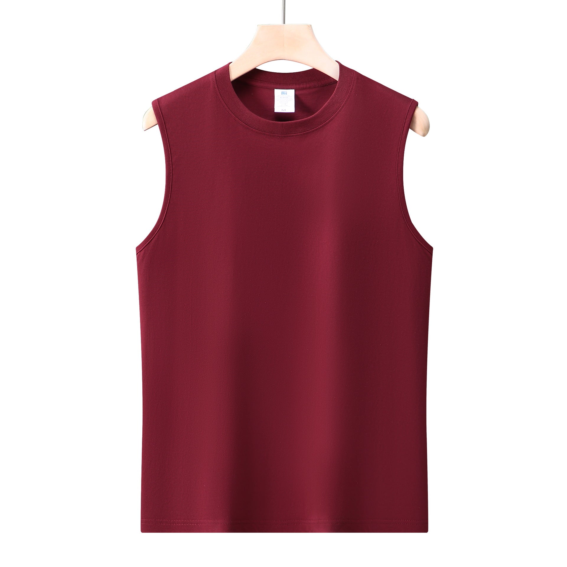 All-match pure cotton white vest
