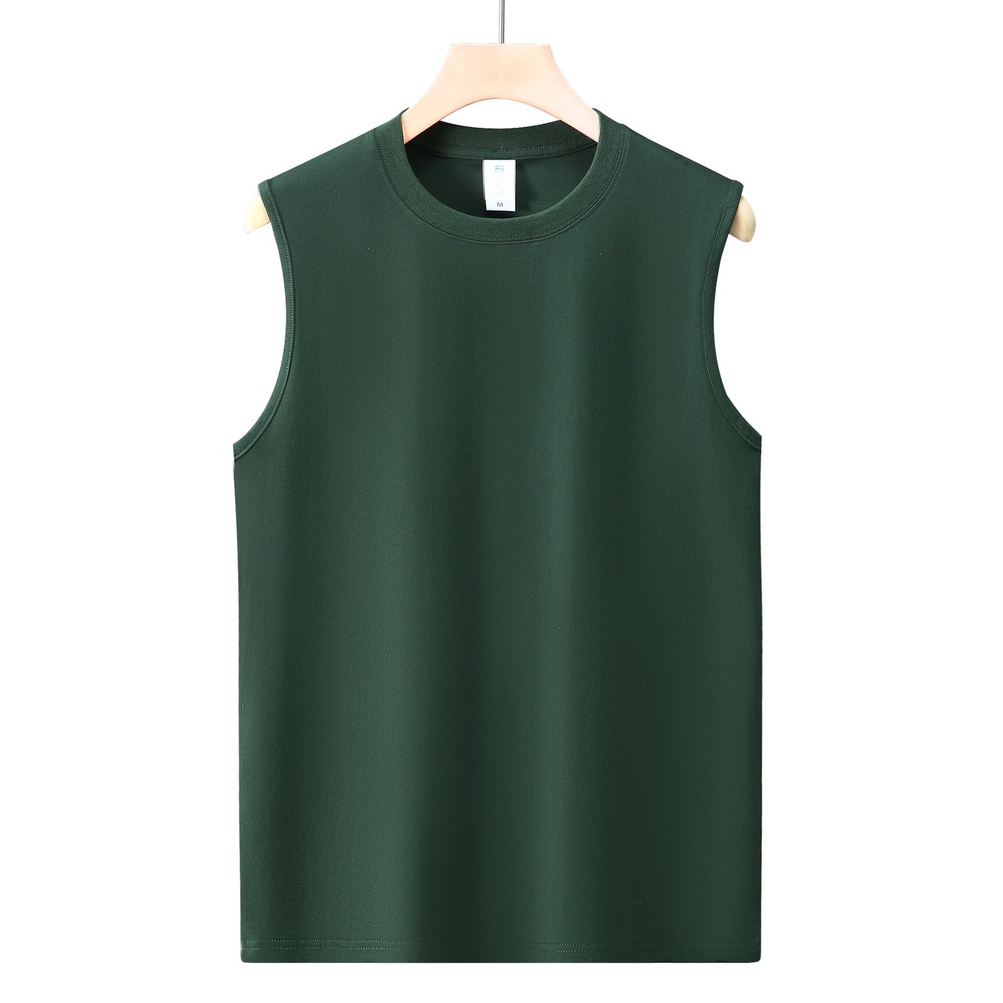 All-match pure cotton white vest