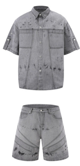 All-purpose workwear denim jacket men's suit