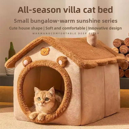 All-season enclosed pet house
