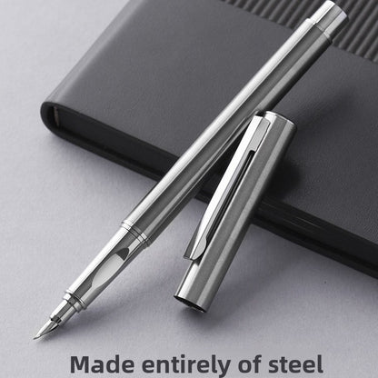 All-Steel Calligraphy Pen with Multiple Nib Options
