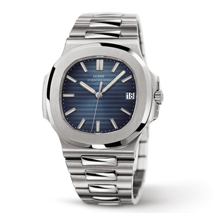 All-steel men's Nautilus watch