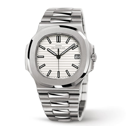 All-steel men's Nautilus watch