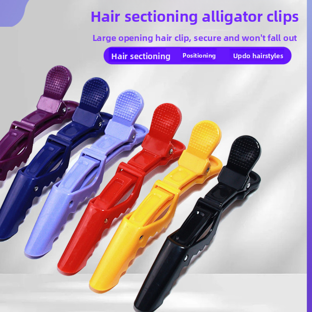Alligator hair clips