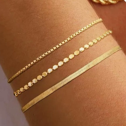 Alloy bracelet set
