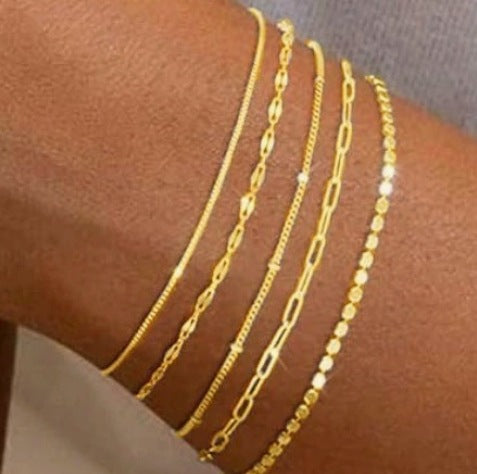 Alloy bracelet set