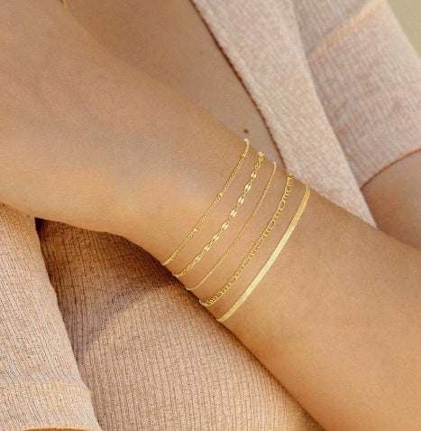 Alloy bracelet set