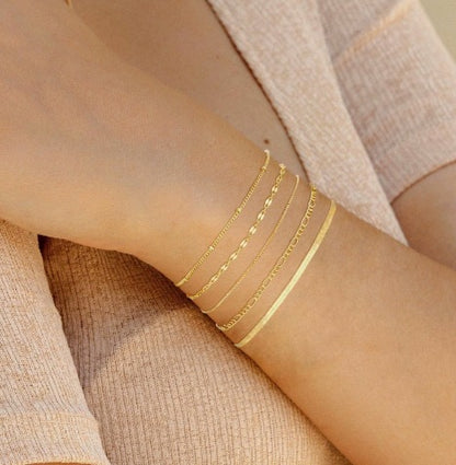 Alloy bracelet set