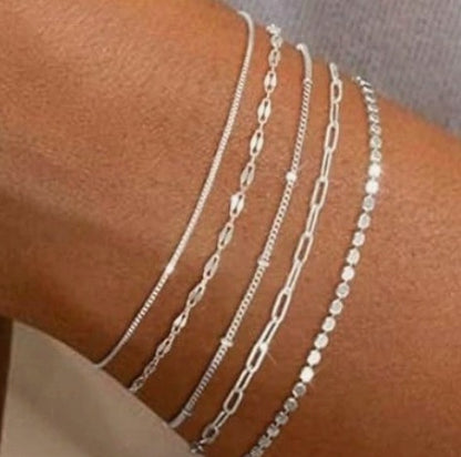 Alloy bracelet set
