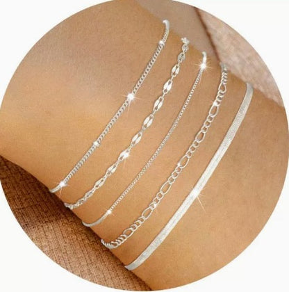Alloy bracelet set