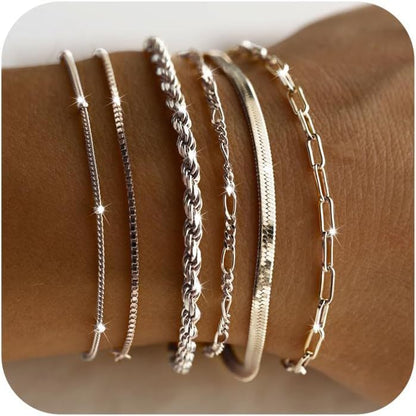 Alloy bracelet set