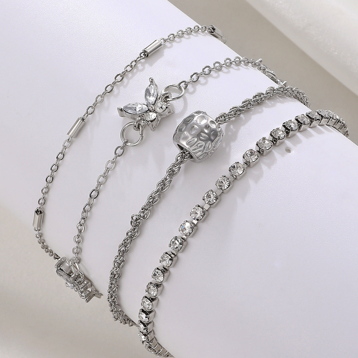 alloy bracelets set