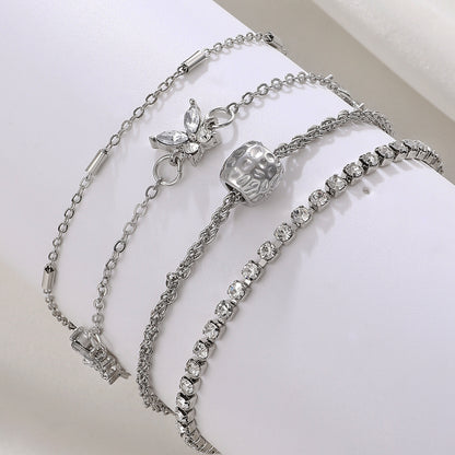 alloy bracelets set