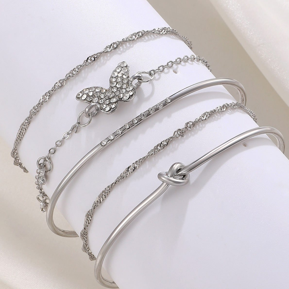 alloy bracelets set