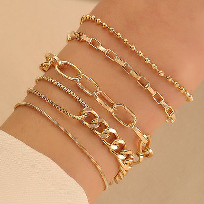 alloy bracelets set