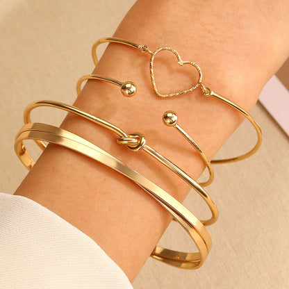 alloy bracelets set
