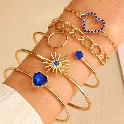 alloy bracelets set